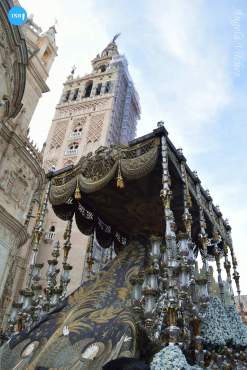 Virgen de los Ángeles de los Negritos tras su coronación // Ángela Vilches