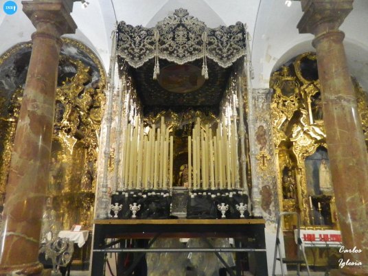 Paso de palio de la Virgen de la Candelaria // Carlos Iglesia