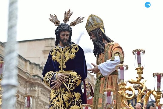 Señor del Soberano Poder ante Caifás y la Virgen de la Salud de San Gonzalo // Ángela Vilches